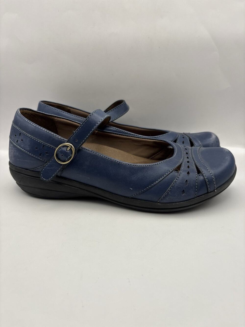 Dansko Mathilda Mary Jane Blue Leather Mary Jane Women Size 42 US 11.5-12